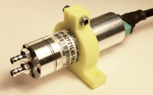 Brushless fuel pump with mount
